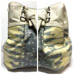 Simply Vera Snakeskin Patent Leather Handbag Purse Blue Photo 7