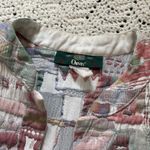 Orvis Vintage Quilted Embroidered Abstract Art to Wear Jacket Cottagecore Photo 3