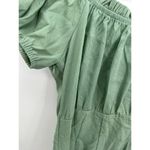 Lulus  Womens Mint Green Milkmaid Dress Size M Mini Cottagecore Fitted Dainty Photo 7
