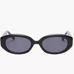 Fossil  Unisex Black Slim Oval Sunglasses Photo 3