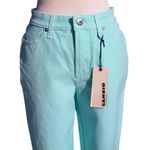 Cambio Stretch Karen 4 Pocket Denim Pant 4/6 S Modern Aqua / Turquoise $155 NWT Blue Photo 1