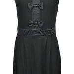 Marc by Marc Jacobs Black Bow Midi Jersey size L Chic, Classy, Totally On-Trend Photo 0