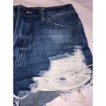 Forever 21 Forever 21Size S Shorts Jean Distressed Blue Denim Cut Off Festival Beach Vacay Photo 3