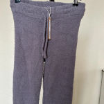 SKIMS  COZY KNIT DRAWSTRING LEGGING NWT size XXS Grey‎ Chalk Photo 2
