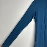 L.L.Bean  Women’s Small Wrap Top Blue Long Sleeve V-Neck Stretch Casual Shirt Photo 1