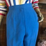 Ralph Lauren LAUREN  CORNFLOWER BLUE, LINED, SILK CUFFED HEM TROUSERS (12) Photo 5
