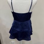 Banana Republic Peplum Cobalt Blue Camisole Top Size 4 Layered & Tiered Photo 2