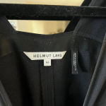 Helmut Lang 299  Women's Side Tie Tank Jumpsuit Size XS Color Black Photo 9