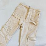 House Of CB Mistress Rocks Best Life Cargo Trousers Cream Photo 3