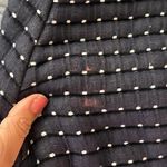 Out From Under  Urban Outfitters Women Quilted Hooded Jacket Polka Dot Blue Small Photo 8