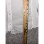 James Perse Standard  Contrast Ribbed Panel Cotton Button Down Top White 3 Photo 8