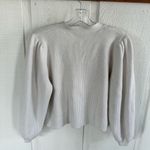 ZARA Women's Cream Knit Cardigan Sweater Photo 3