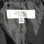 Kasper SEPARATES BLACK SOFT BUTTON CLOSE BLAZER SIZE 4 PETITE Photo 2