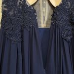 Sherri Hill Blue Prom Dress Photo 9