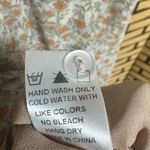 Wild Fern Pale Pink Floral Ruched‎ Dress Size Large Photo 10