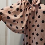 Sweet Pea  New York & Comp Shirt Size M Womens Floral Cold Tie Shoulder Blouse Photo 2