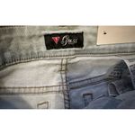 Guess  Denim‎ Jeans Cassandra Bermuda Shorts Women's Size 24 Light Wash Photo 3