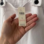 Anthropologie ASKK NY Laxy Jack White Overalls Wide Leg Size 0 NWT Black Photo 3