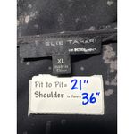 Elie Tahari For Design Nation Black Abstract Print Sheath Dress XL Photo 2