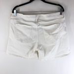Banana Republic  Womens Roll-Up Shorts Denim Stretch White Size 32 Photo 1