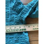 Habitat Clothes to Live In Women Crinkle Top Size Medium Buttons Stretch Artsy Photo 5