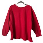 Vintage Classic Elements Embroidered Snowman Family Red Sweatshirt. SZ. 24/26W Photo 1