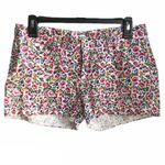 Madewell  Floral Raw Hem Denim Shorts Photo 0
