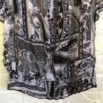 Wrapper  semi‎ sheer over shoulder blouse Photo 2