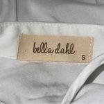 Bella Dahl Women’s S White Silver Stars Tie Button Back Long Sleeve Blouse Top Photo 4