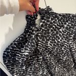 Premise  Black and White Ruffled Long Sleeve Blouse Photo 5