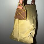 Dooney & Bourke Small Shoulder Bag‎ Khaki Color Pink Interior K Photo 8