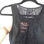 American Eagle  Black Lace Back Fit & Flare Sleeveless Mini Dress Photo 3