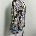 Free People  wildflower floral kimono zip up xs/s Photo 8