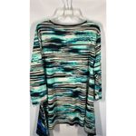 Investments Womens Abstract Scoop Neck Long Sleeve Tunic Top Multicolor Size 2X Photo 7