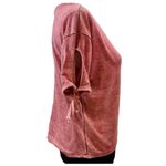 Exist Women’s  Faded Red Burnout Tie Sleeve Tee Photo 3