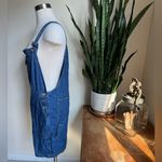 Vintage 90s Denim Shortalls – Size M – Dark Wash Cotton Overalls Blue Size M Photo 3