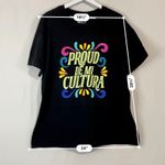 Target Women’s Latino Heritage Month Proud De Mi Cultura Graphic Tee Black NWT Photo 5