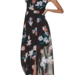 Candie's Candie’s Floral Maxi Dress; rouched back; size XS Photo 0