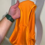 Aerie one piece orange cheeky open back swim suit 🆕 size medium Photo 13