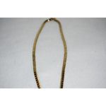 Unique Vintage Vintage Unique Chunky Box Link Gold Tone Box Clasp 22inch Necklace 1960's Photo 3