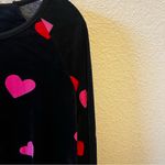 Kate Spade RARE NWT Medium Heart Confetti Sleepshirt Black Novel Photo 7