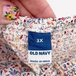 Old Navy Fitted Ruffle Smocked Top Pink Ditsy Floral Print Cotton Plus Size 3X Photo 4