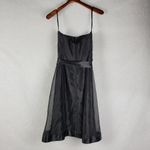 Dessy Collection Dress 4 Black Strapless Bow Tie Belt A Photo 2