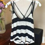 Rue 21 Black and White Striped Women's Flowy Tank Top NEW Photo 0