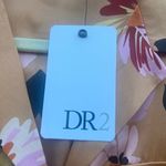 DR2 Gold Satin Floral Button Down Shirt NWT | M Size M Photo 1
