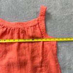 Tommy Bahama  Coral Linen Smocked Neck Sleeveless Midi Dress S/P Photo 6