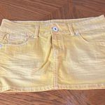 Bongo Bright Yellow Mini Skirt Photo 0
