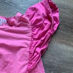 TCEC  Pink Puff Sleeve Mini Dress M Photo 1