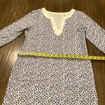 Tommy Bahama  Aubrey Blue Tile Print Tunic Dress Size XS deep ultramarine Photo 5