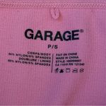 Garage  Sofi Seamless V-Neck Cropped Cami Tank Bubblegum Pink Women’s Size Small Photo 4